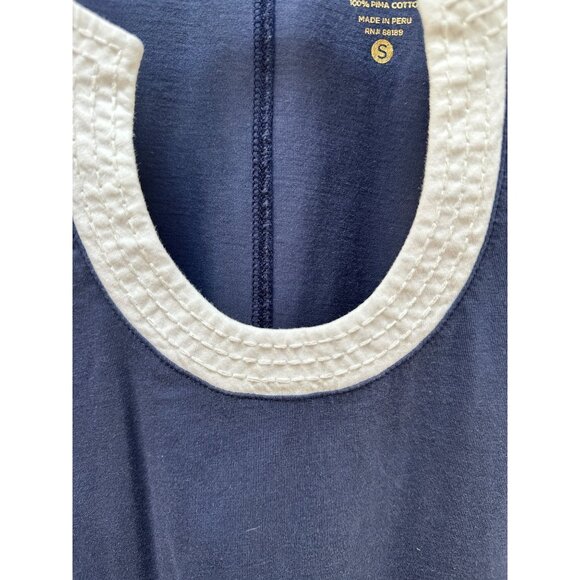 Lilly Pulitzer Marlina Dress True Navy 3/4 Sleeves Mini Spring Beachy Preppy SM - Picture 3 of 5